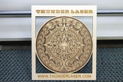 Thunder Laser Aztec Wood Engraver
