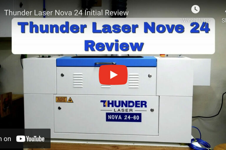 Thunder Laser USA and Boss Laser Reviews by Travis T.