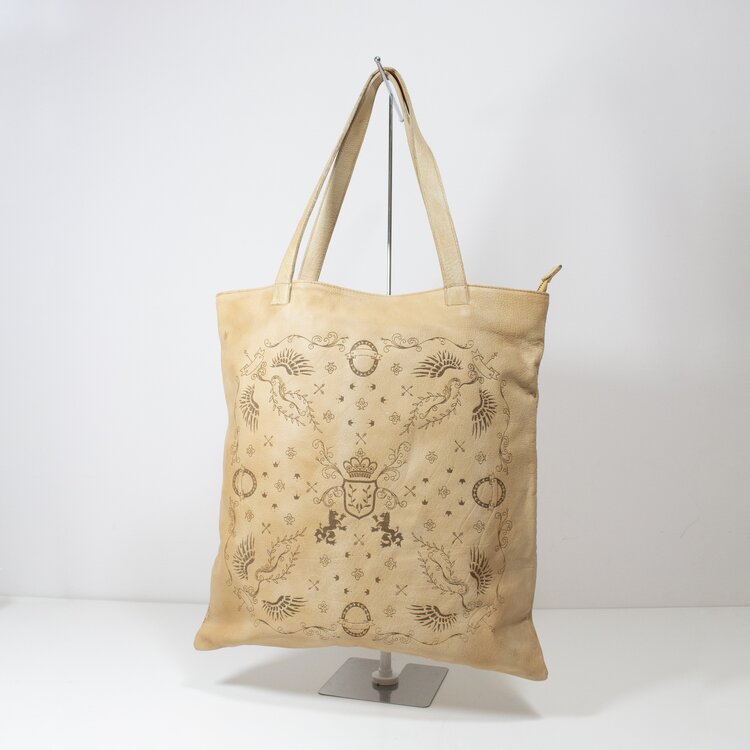 laser engraved tote bag