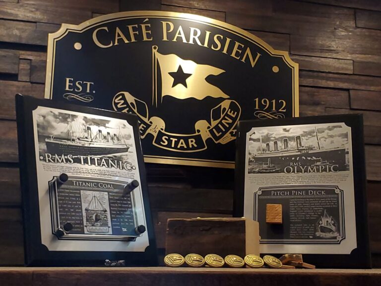 Engraved menu sign, made on a Thunder laser