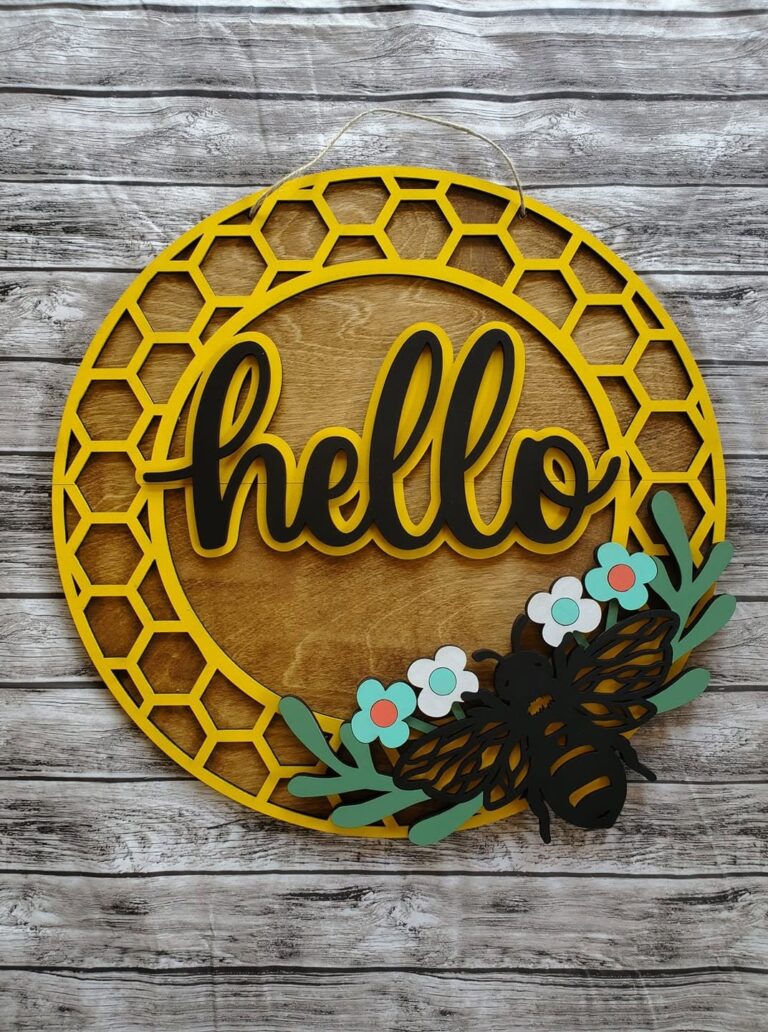 Layered round sign, made on a Thunder laser